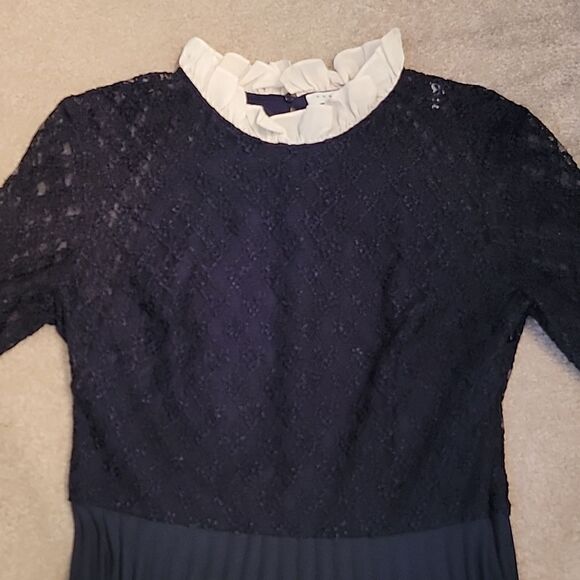 Sandro black lace fit and flare dress - Picture 6 of 14